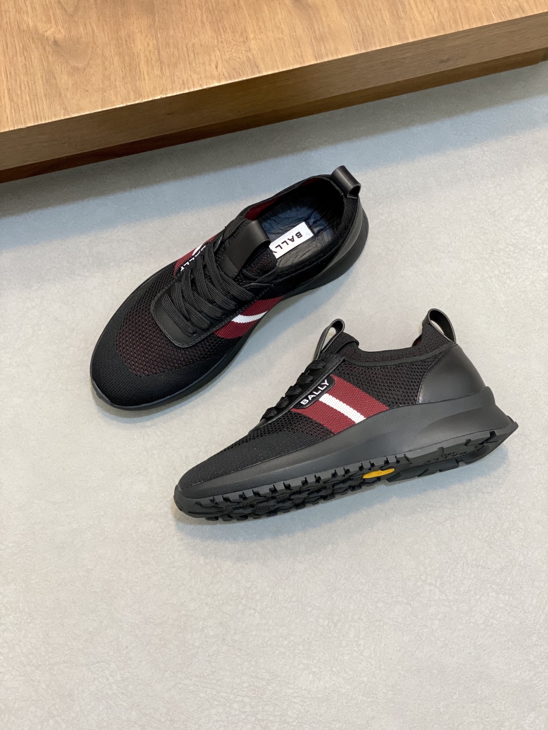 Bally Men's Black Sneakers with Logo Detail, Breathable Casual Slip-Ons 6 cmp i1743957154035 7801 0 4
