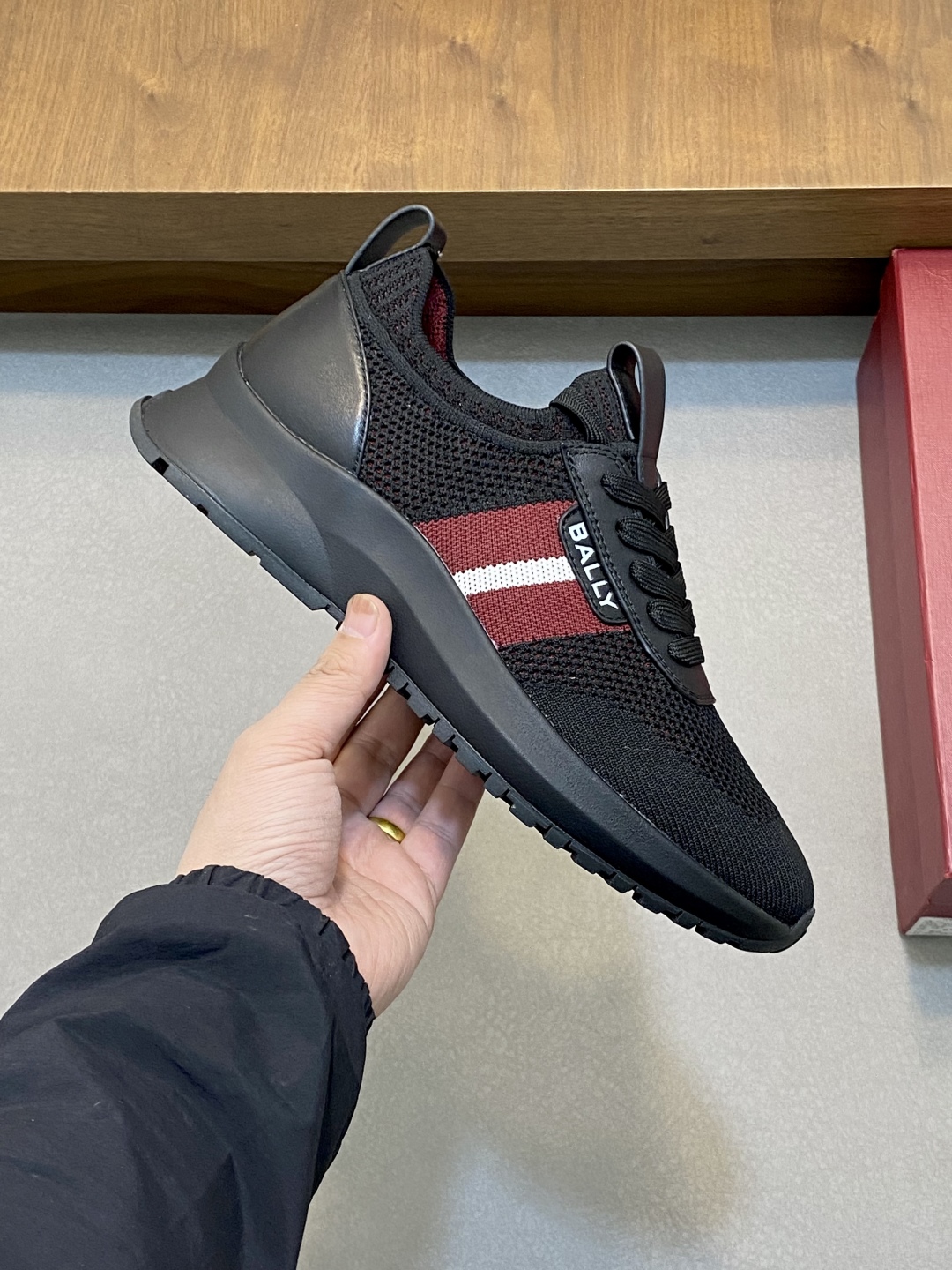 Bally Men's Black Sneakers with Logo Detail, Breathable Casual Slip-Ons 5 cmp i1743957200507 9506 0 3
