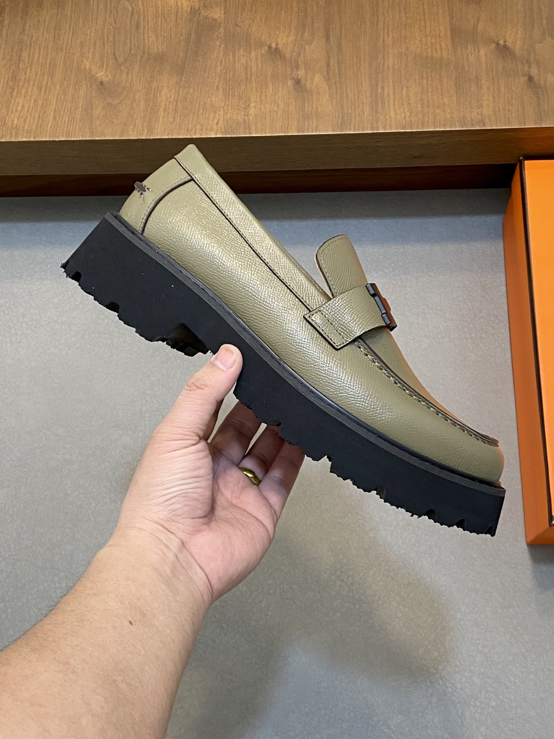Hermès GAME Matte Calfskin Loafers with Kelly Buckle - Stylish Urban Look 5 cmp i1743957523017 3769 0 3