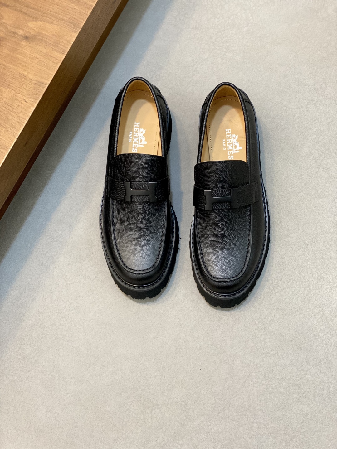 Hermès Men's Game Loafers in Matte Calfskin with Kelly Buckle 1 Hermès Men's Game Loafers in Matte Calfskin with Kelly Buckle