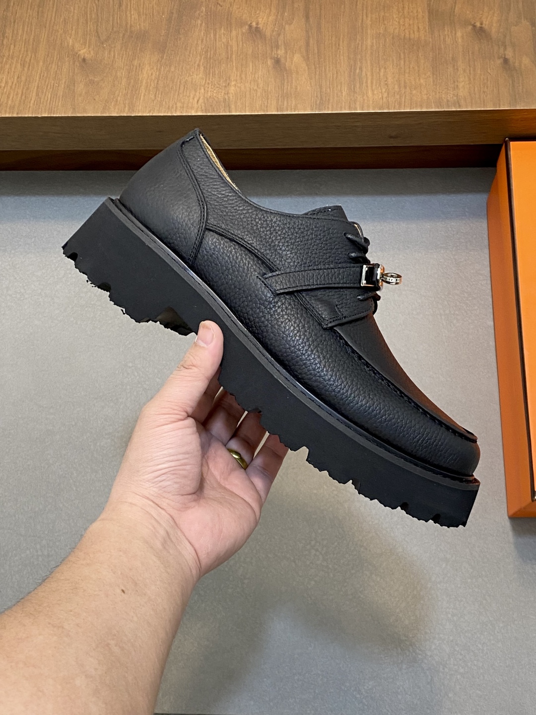 Hermes GAME Matte Calfskin Loafers with Kelly Buckle - Stylish Urban Look 5 cmp i1743957847489 5034 0 3