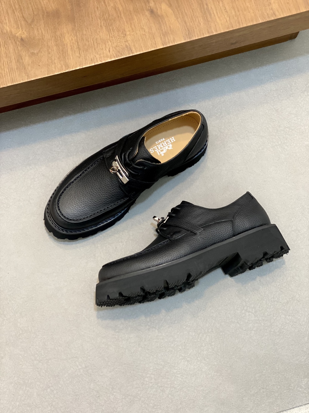 Hermes GAME Matte Calfskin Loafers with Kelly Buckle - Stylish Urban Look 6 cmp i1743957847490 4941 0 4