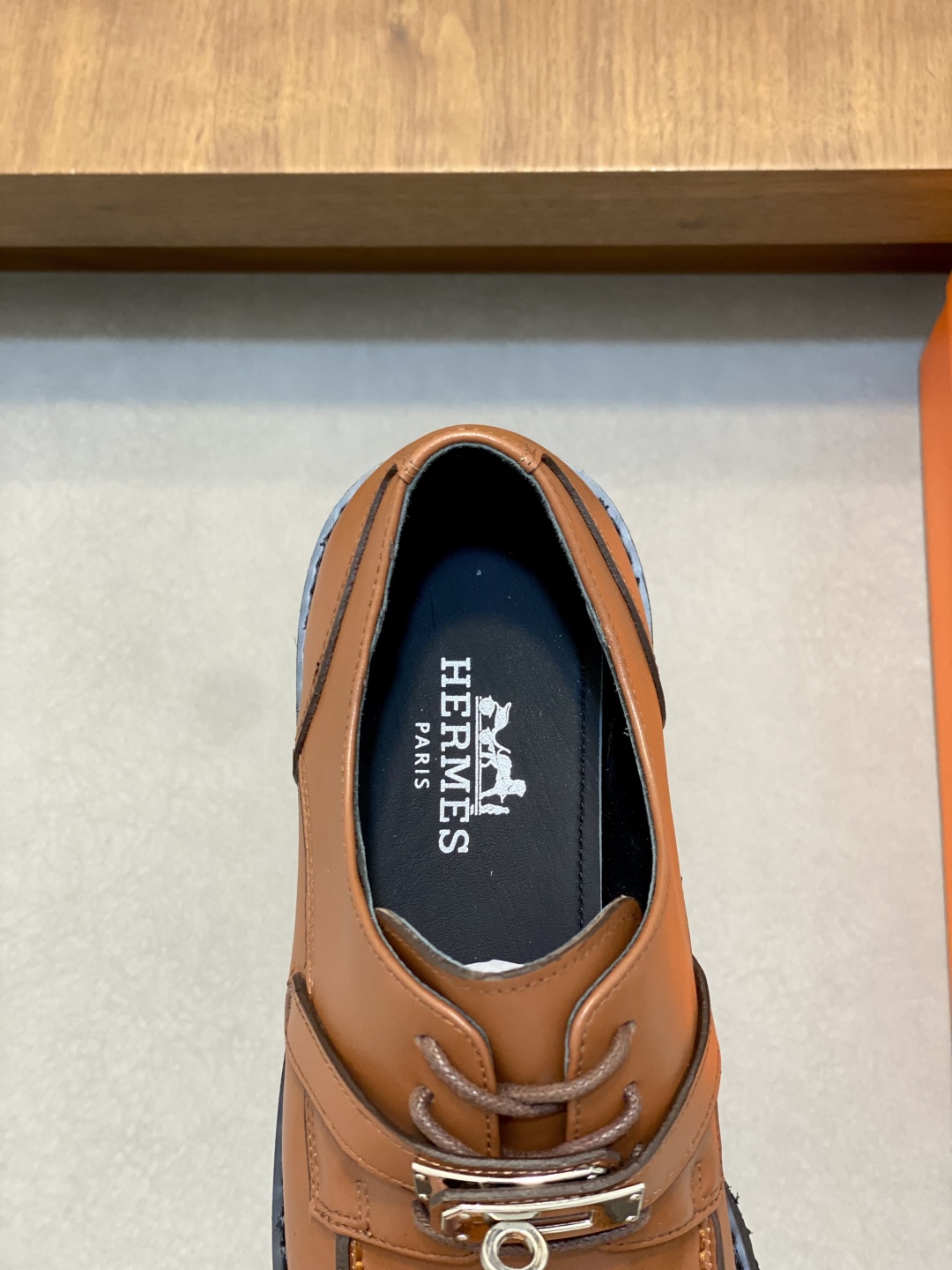 Hermes Men's Game Loafers in Matte Calfskin Leather with Kelly Buckle 8 cmp i1743958083290 3070 0 6