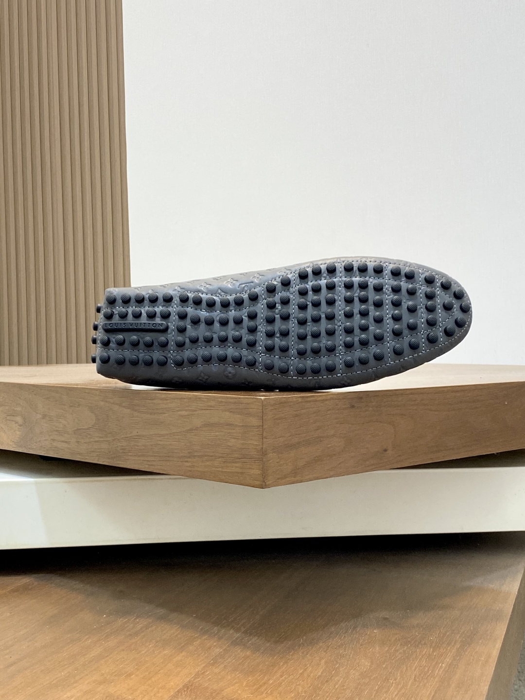 Louis Vuitton Grey Leather Driving Loafers, Soft Leather, Ultimate Comfort 10 cmp i1743958594498 2336 0 8