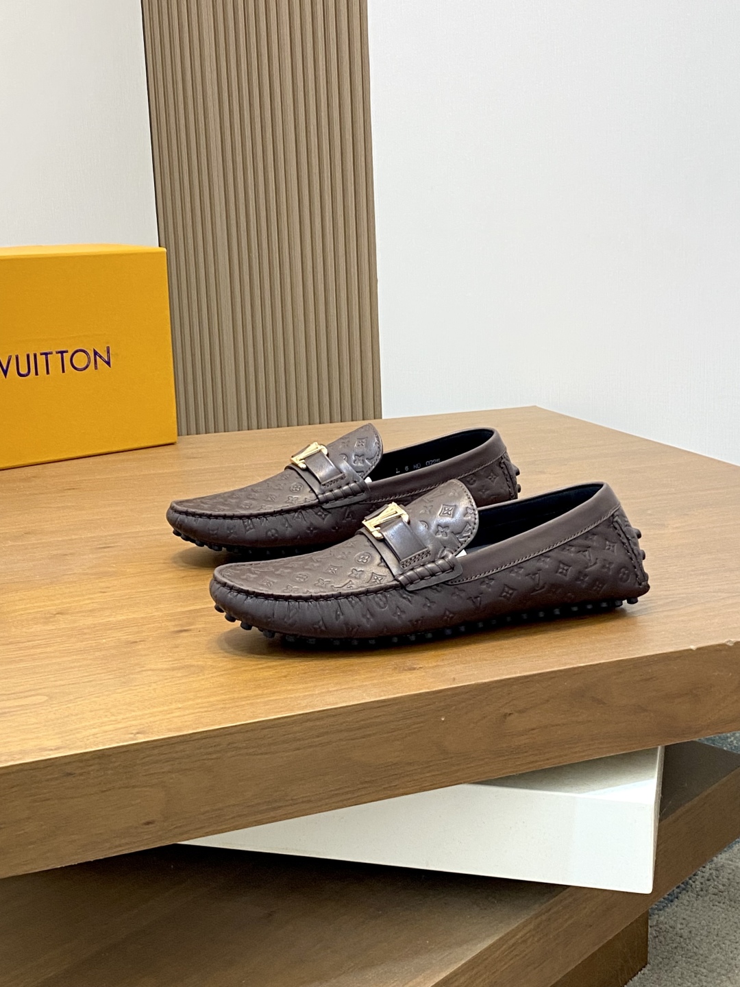 Louis Vuitton Men's Driving Loafers in Monogram Embossed Leather 4 cmp i1743958650078 766 0 2