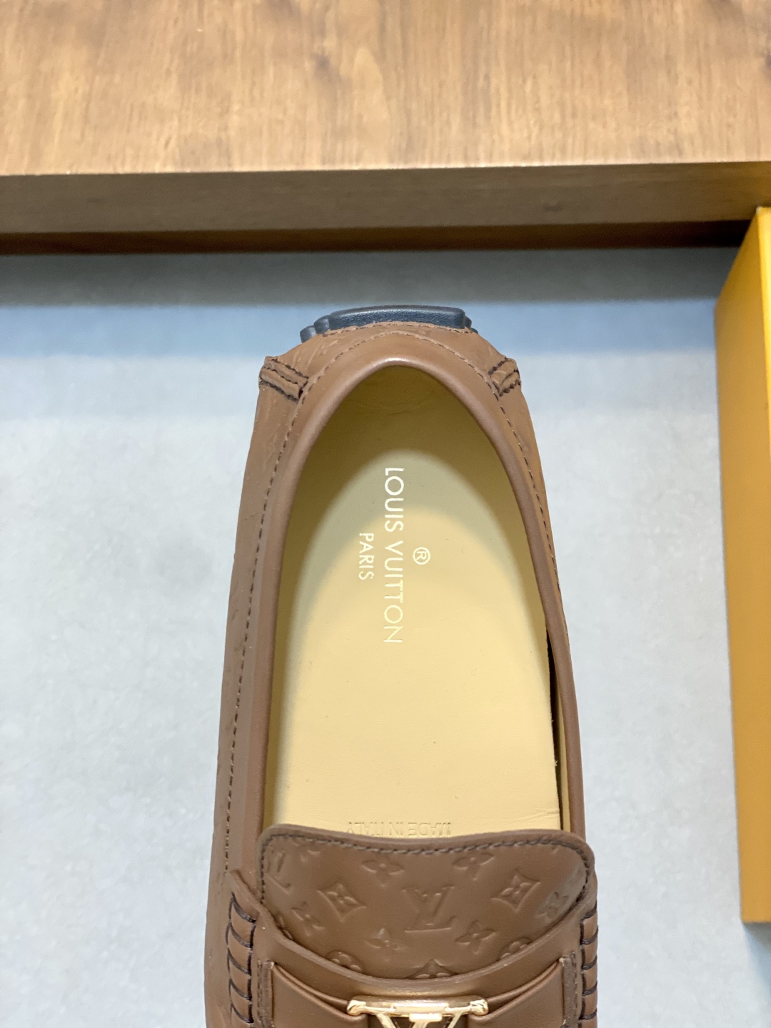Louis Vuitton Brown Leather Driving Shoes for Men, Slip-on Style 8 cmp i1743958675301 2863 0 6