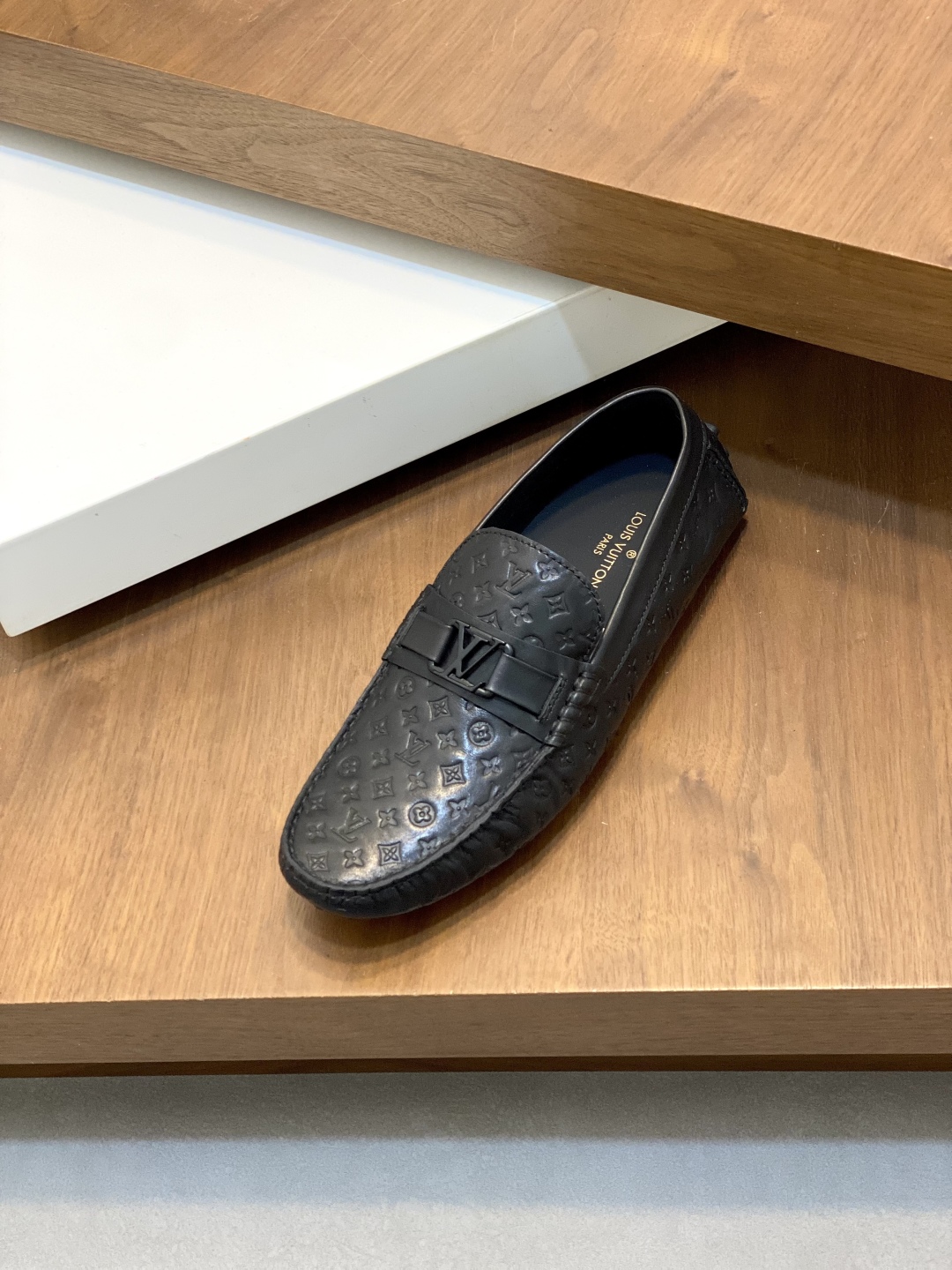 Louis Vuitton Men's Driving Shoes in Black Leather, Sizes 39-44 7 cmp i1743958748192 7002 0 5