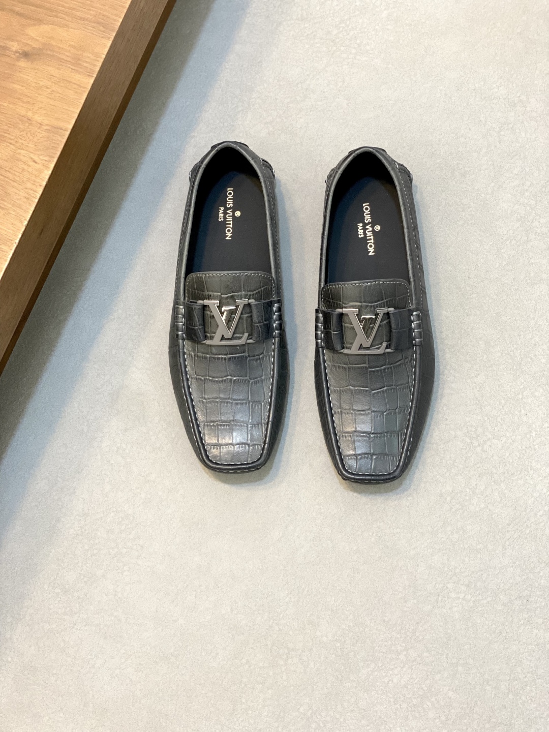 Louis Vuitton Men's Driving Moccasins Leather Loafers, Luxury Designer Shoes 1 Louis Vuitton Men's Driving Moccasins Leather Loafers, Luxury Designer Shoes