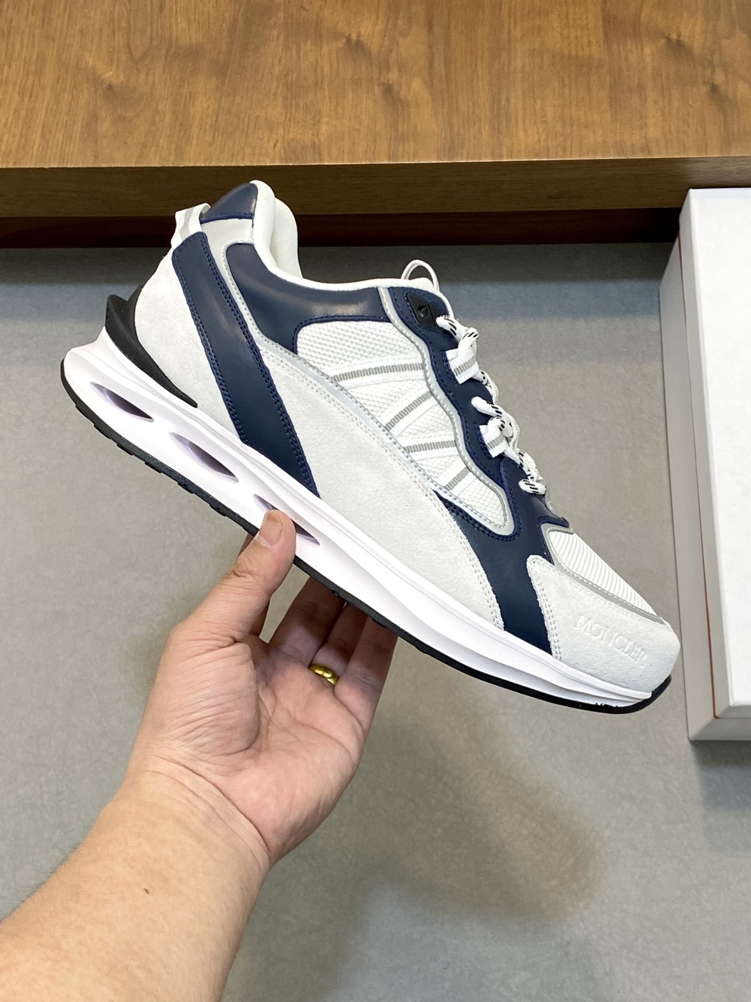 Moncler Men's Leather & Neoprene Sneakers - Comfortable & Stylish 5 cmp i1744042306579 3843 0 3
