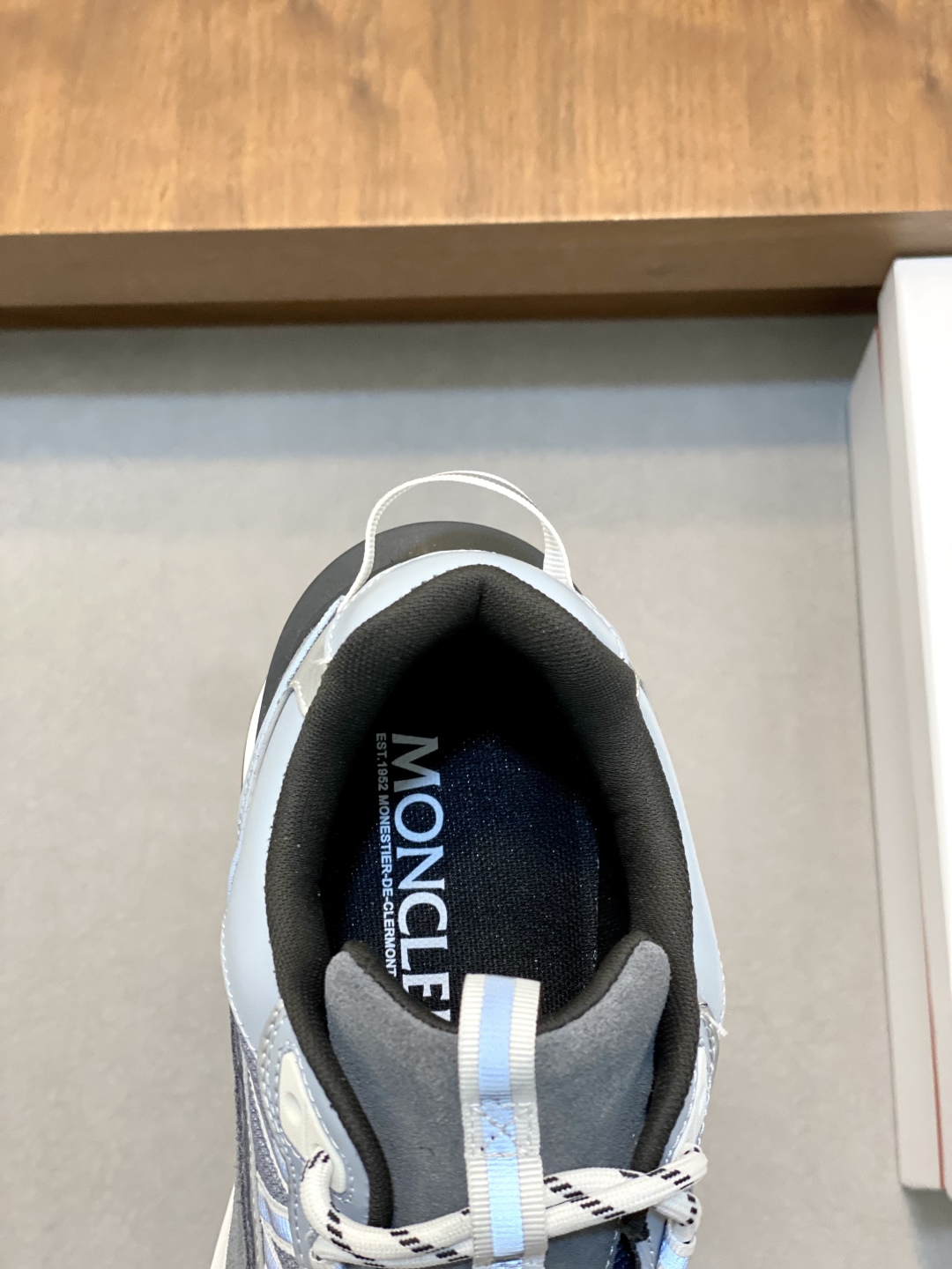 Moncler Men's Gray Leather & Mesh Lace-Up Sneakers - Size 38-44 8 cmp i1744042427838 7495 0 6