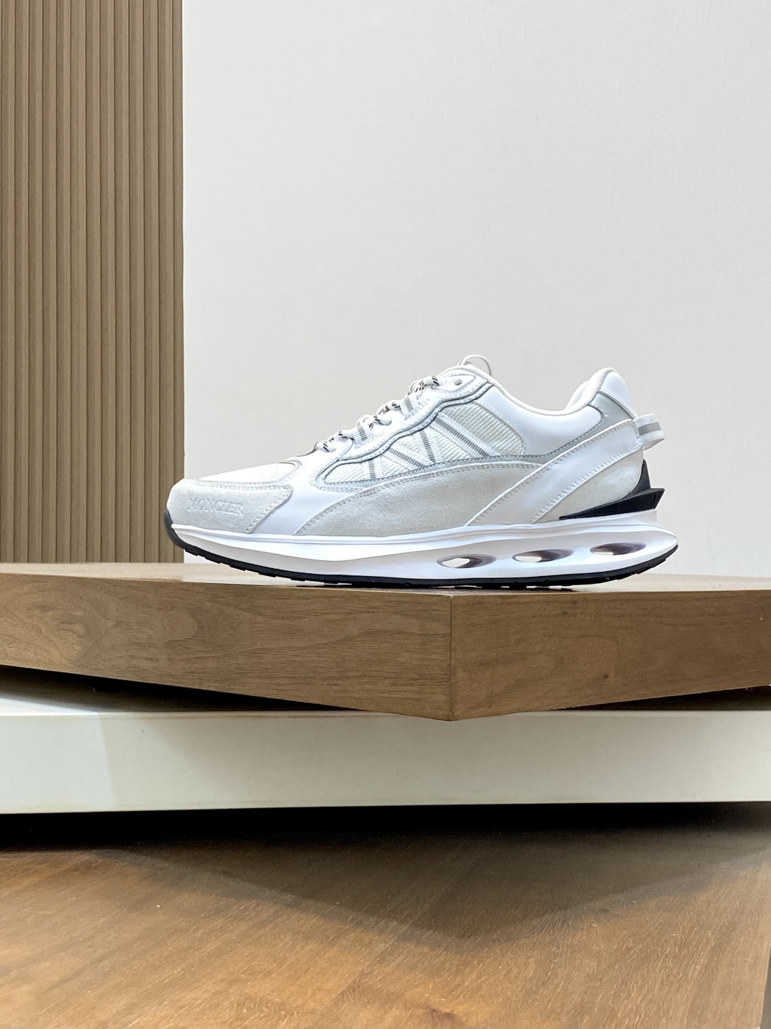 Moncler Men's White Leather & Neoprene Sneakers - Stylish & Comfortable 3 cmp i1744042577216 2943 0 1