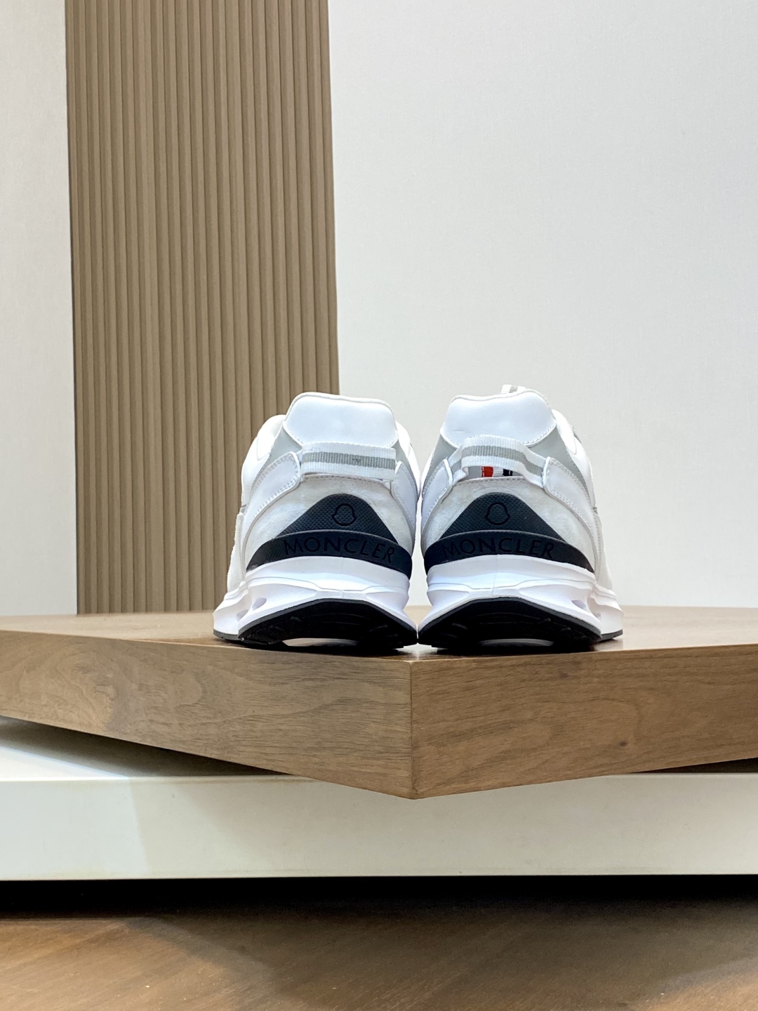 Moncler Men's White Leather & Neoprene Sneakers - Stylish & Comfortable 9 cmp i1744042865188 4496 0 7