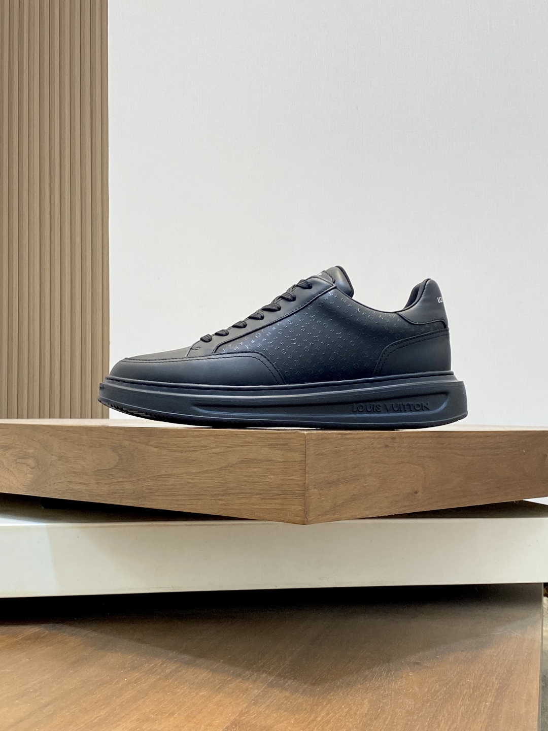 Men's Premium Leather Sneakers with Monogram Detail - Classic Style & Comfort 3 cmp i1744216640192 6236 0 1