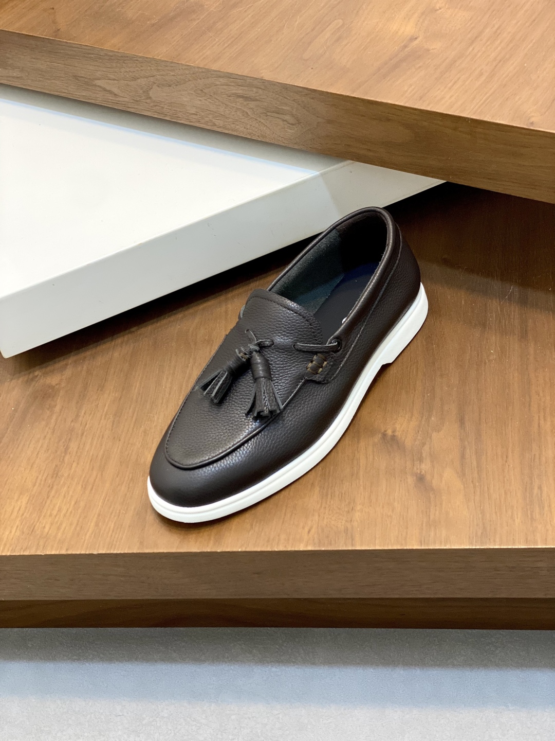 BOSS Men's Leather Loafers with Tassels - Slip-on Style, Comfortable & Breathable 7 cmp i1744217537659 3372 0 5