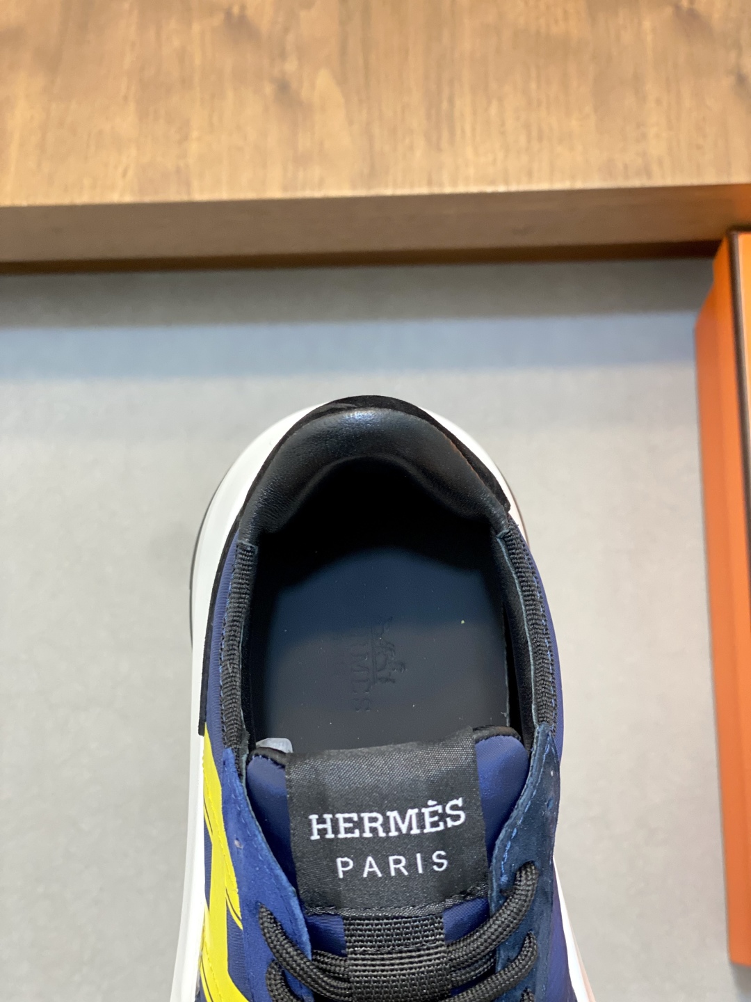 Hermes Haru Leather & Canvas Derby Sneakers with Chunky Sole - Size 39-44 8 cmp i1744998667296 1916 0 6
