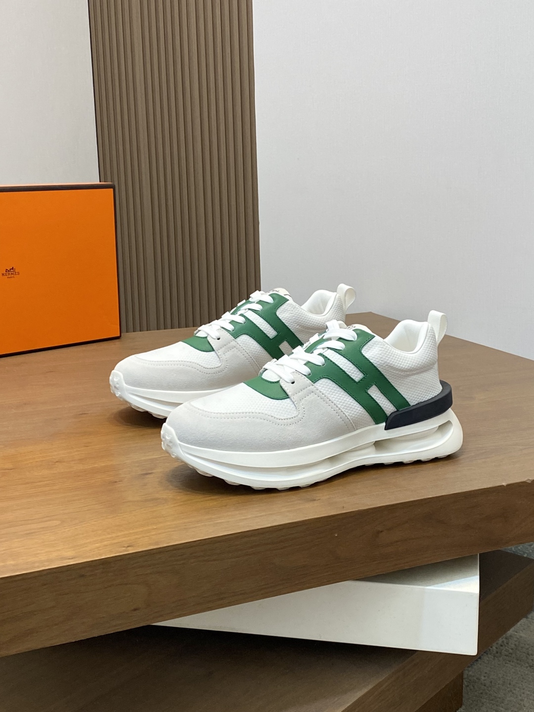 Hermes Haru Chunky Sole Derby Shoes - Calfskin Panelled Sneakers, Urban Style 4 cmp i1744998773311 9421 0 2