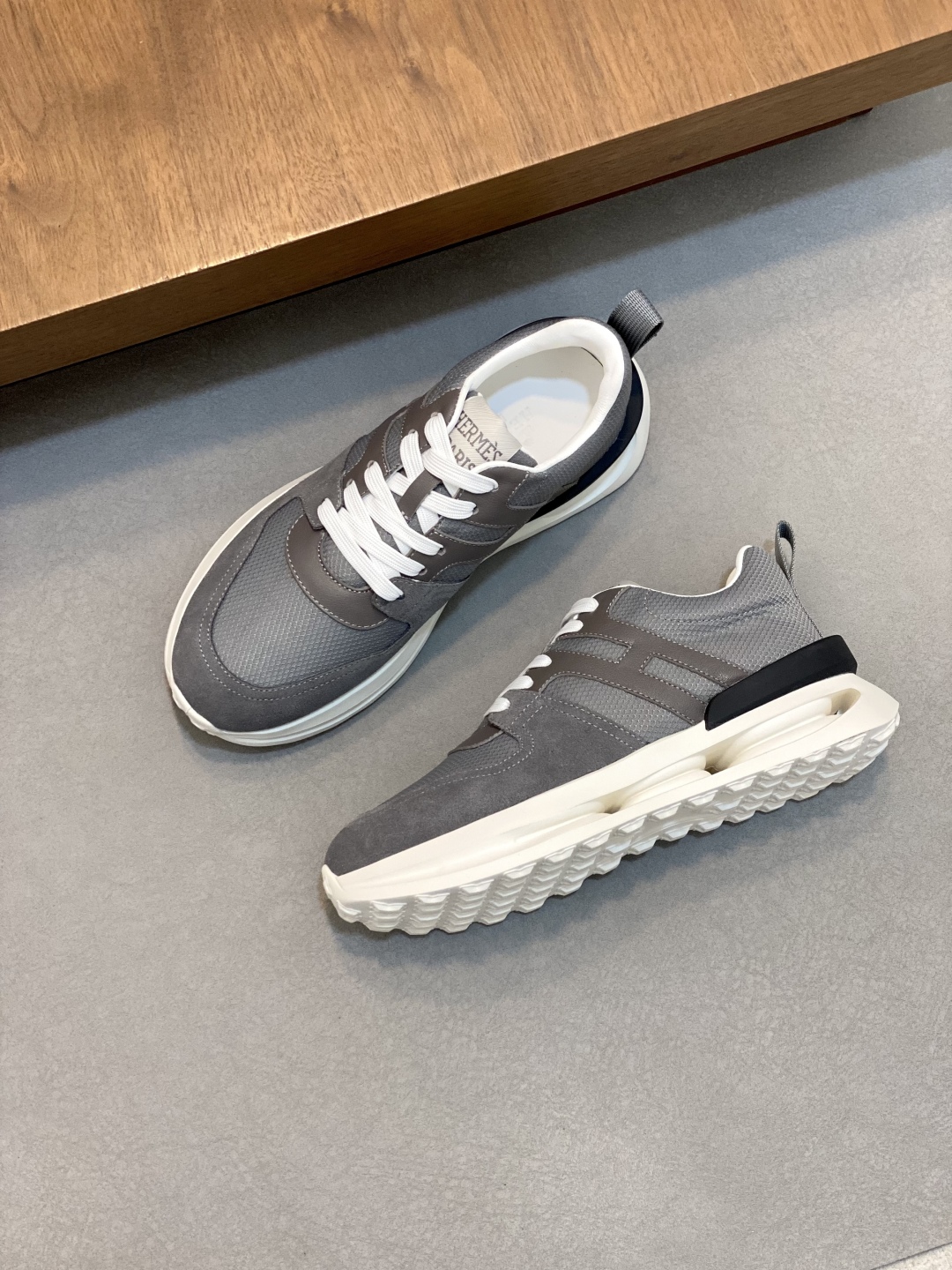 Hermes Haru Leather & Canvas Derby Sneakers for City-Ready Style 6 cmp i1744999017353 9744 0 4