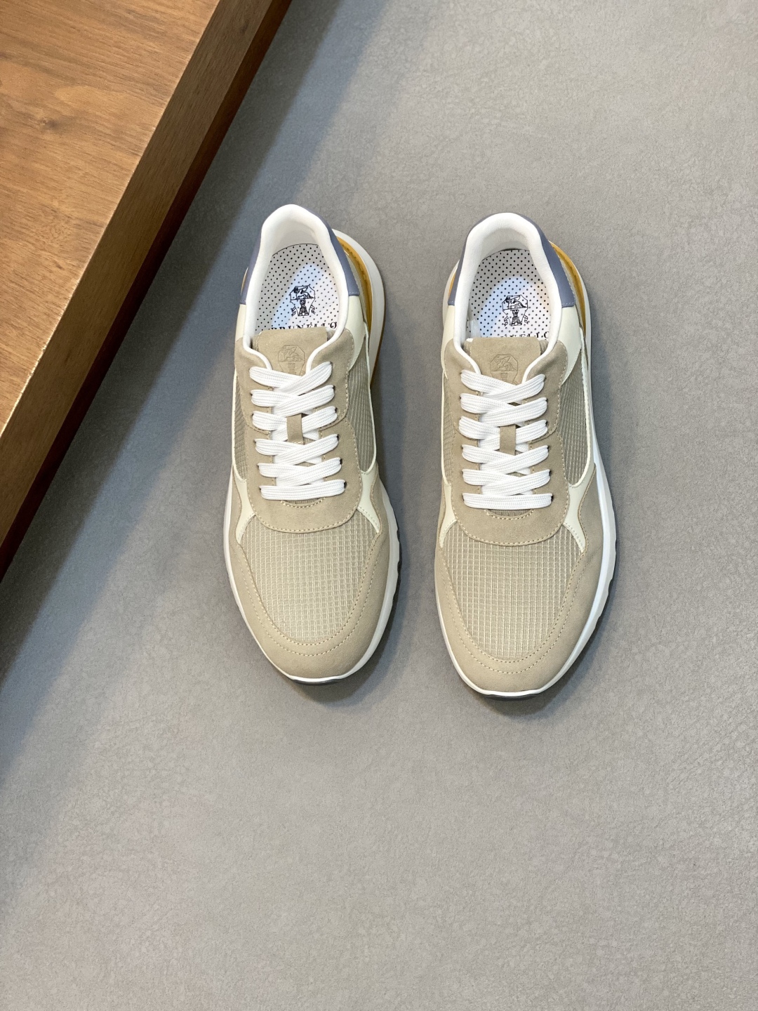 Brunello Cucinelli Suede and Fabric Men's Lace-Up Sneakers Size 39-44 2 cmp i1744999029705 7852 0 0