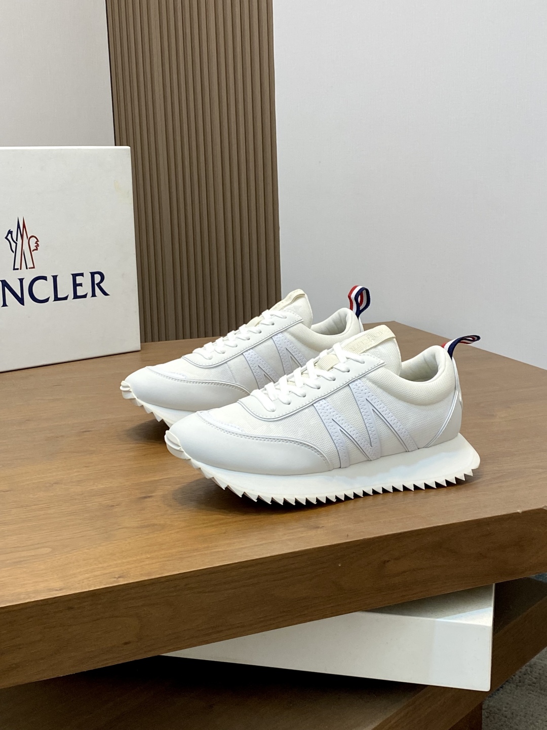 Moncler Men's White Avrie Sneakers - Breathable Mesh, Comfortable & Stylish 4 cmp i1745037277082 2041 0 2