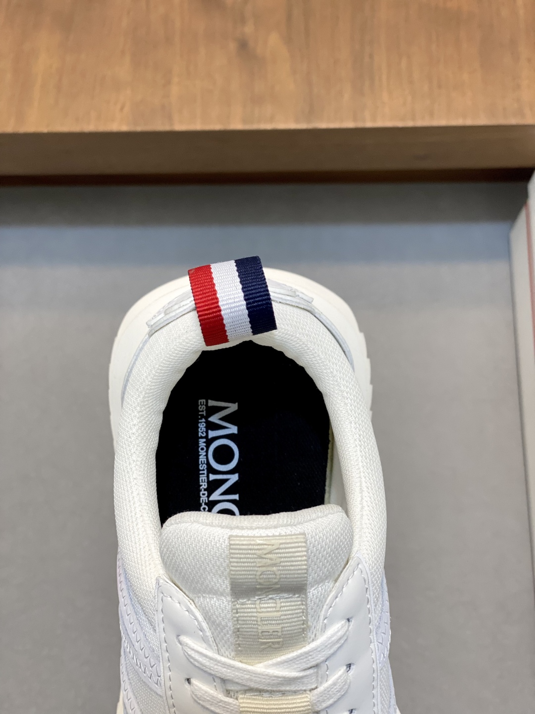 Moncler Men's White Avrie Sneakers - Breathable Mesh, Comfortable & Stylish 8 cmp i1745037279262 908 0 6