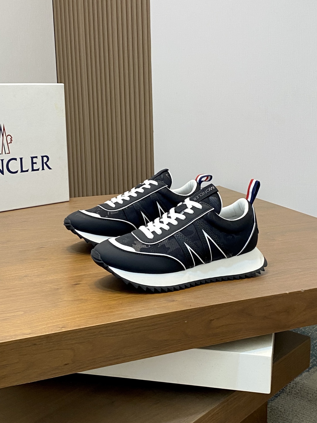 Moncler Men's Black and White Mesh Sneakers - Breathable, Comfortable 4 cmp i1745037328226 6835 0 2