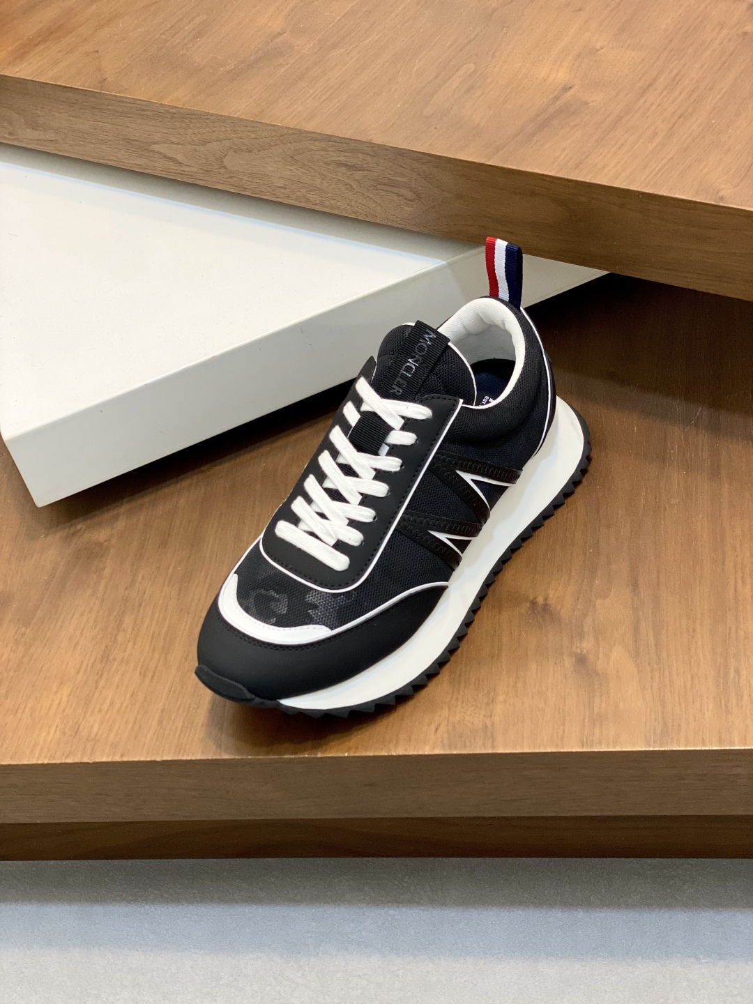 Moncler Men's Black and White Mesh Sneakers - Breathable, Comfortable 7 cmp i1745037328237 4081 0 5