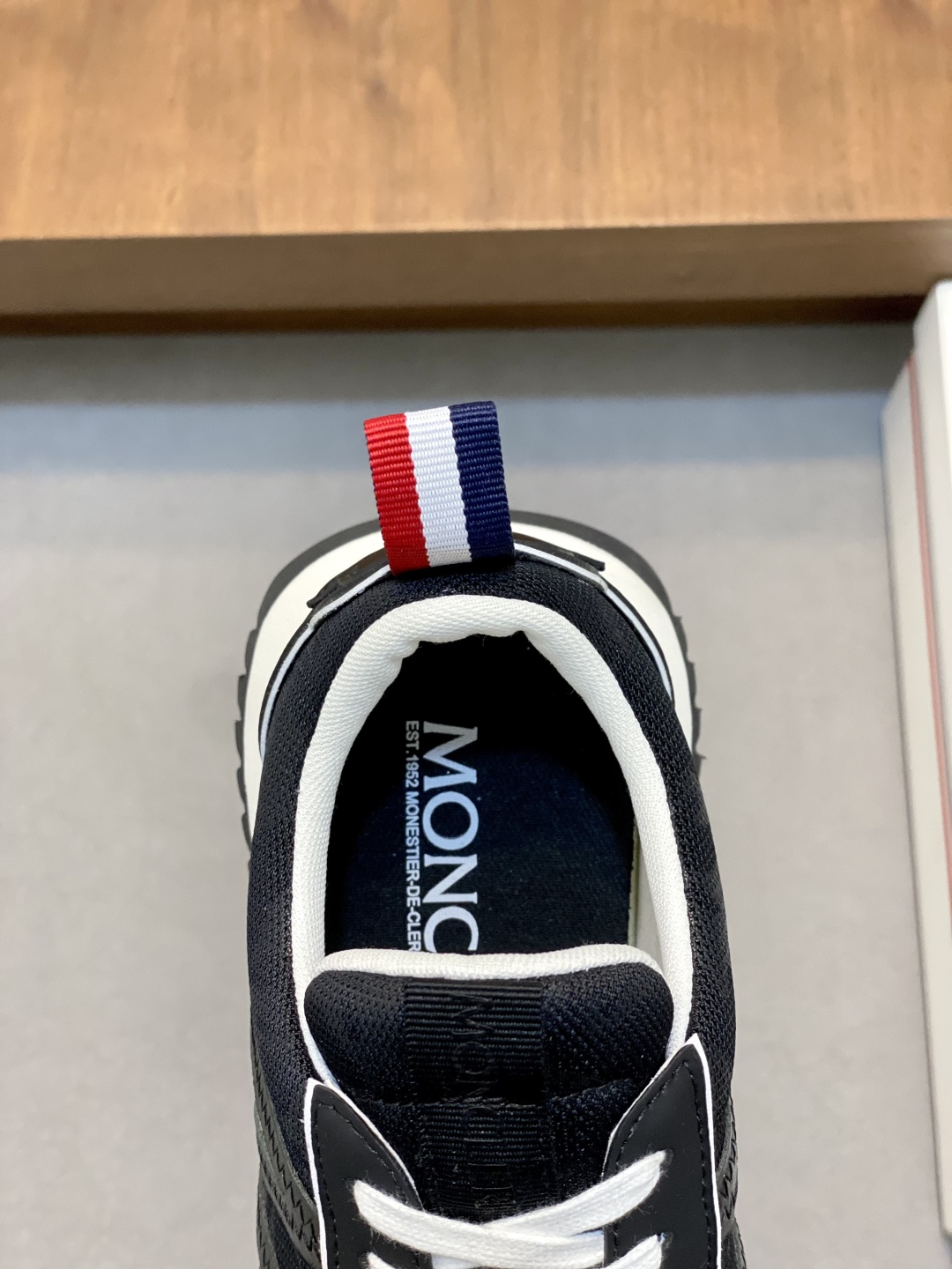 Moncler Men's Black and White Mesh Sneakers - Breathable, Comfortable 8 cmp i1745037328240 9939 0 6