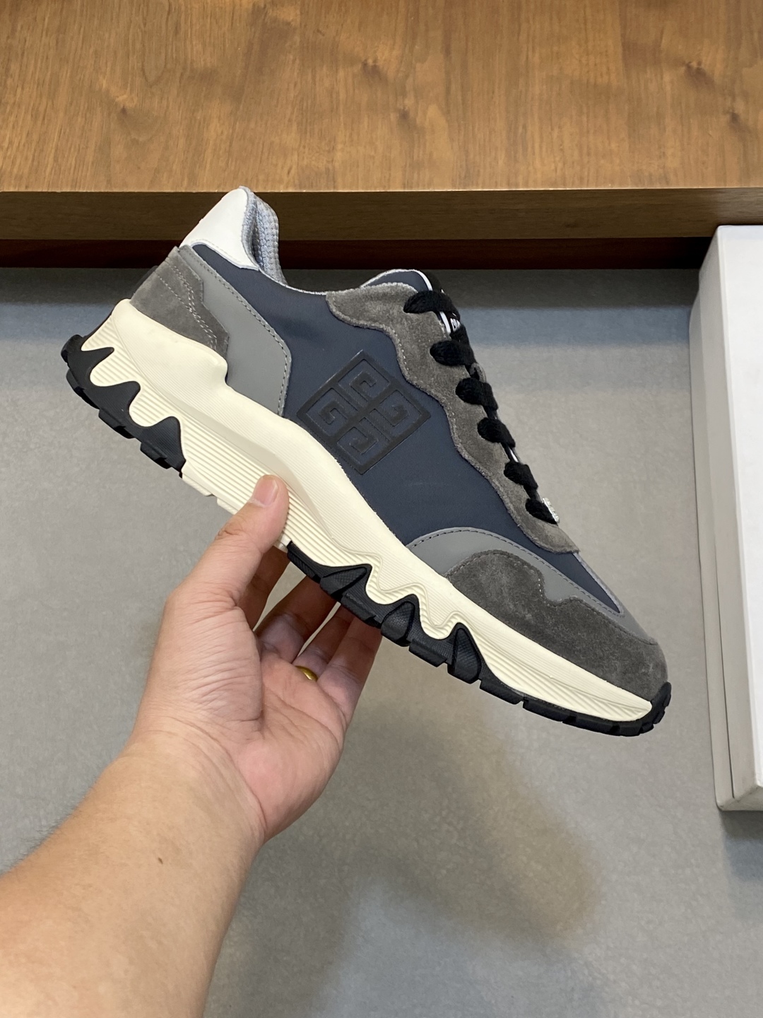 GIVENCHY Men's GIV 1 Leather Sneakers - Stylish & Comfortable, Height Increasing 5 cmp i1745426141009 9156 0 3