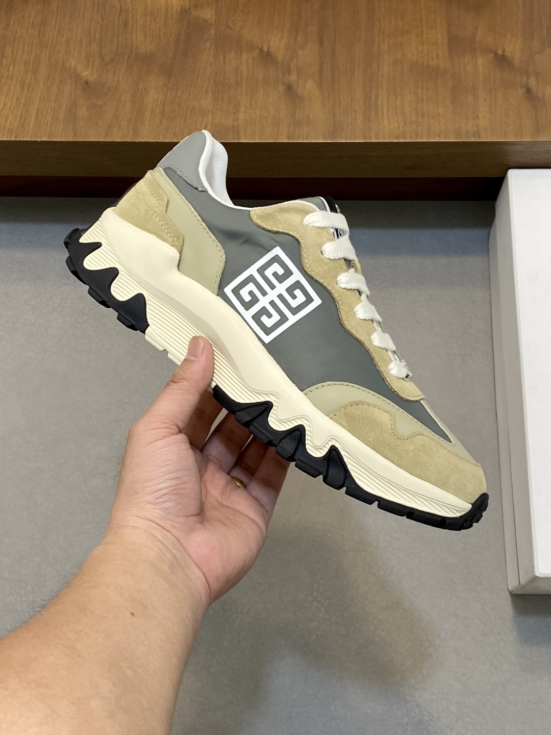 Givenchy Men's Giv 1 Thick-Soled Height Increasing Casual Sneakers 5 cmp i1745426190527 2030 0 3