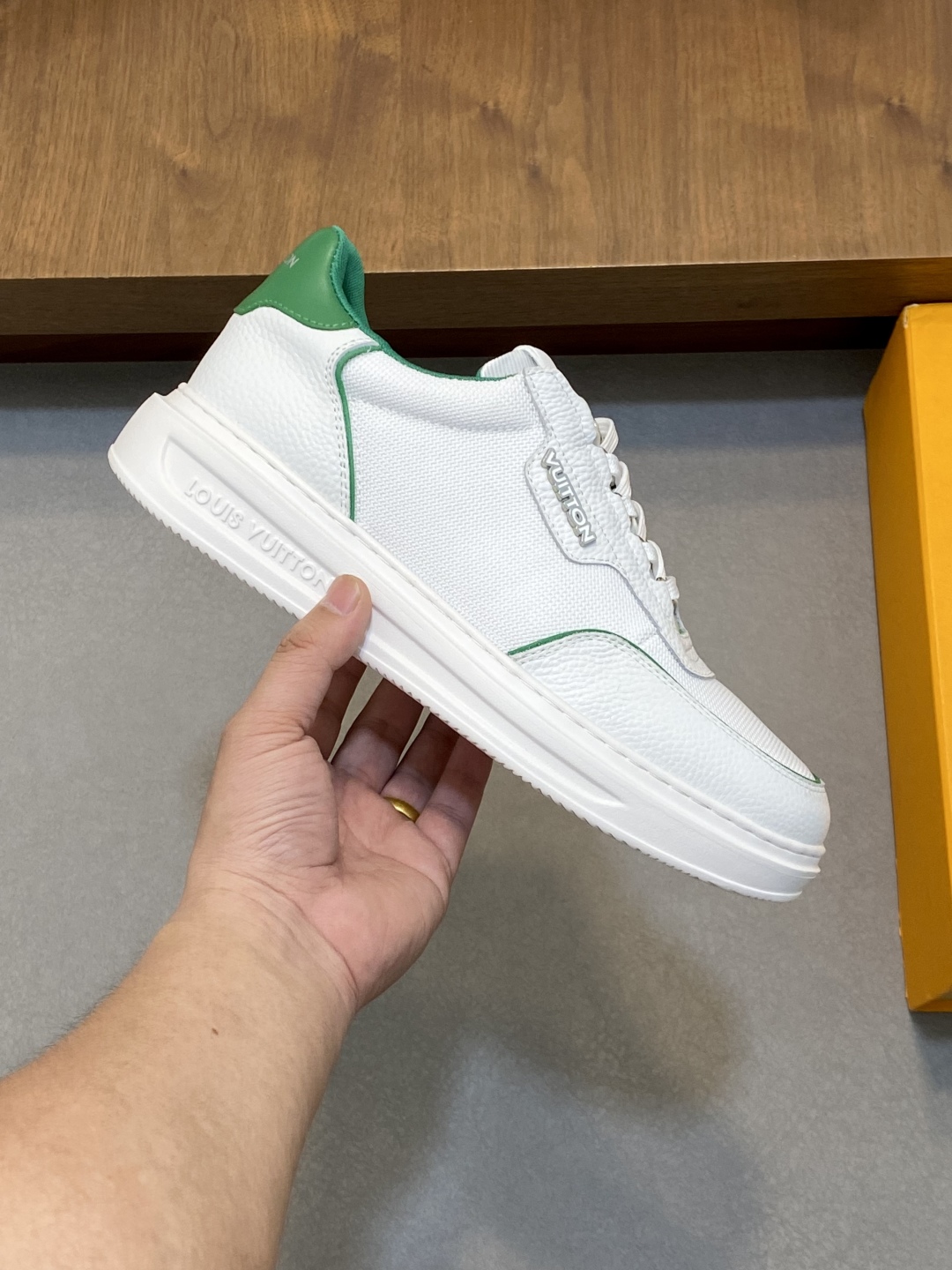 Men's Designer Inspired Leather Sneakers Casual Lightweight Walking Shoes 5 cmp i1745426765371 7514 0 3