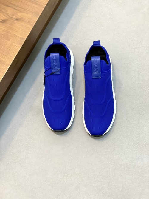 Zegna Techmerino™ Piuma Blue Slip-On Sneakers: Featherlight Comfort & Style 1 Zegna Techmerino™ Piuma Blue Slip-On Sneakers: Featherlight Comfort & Style