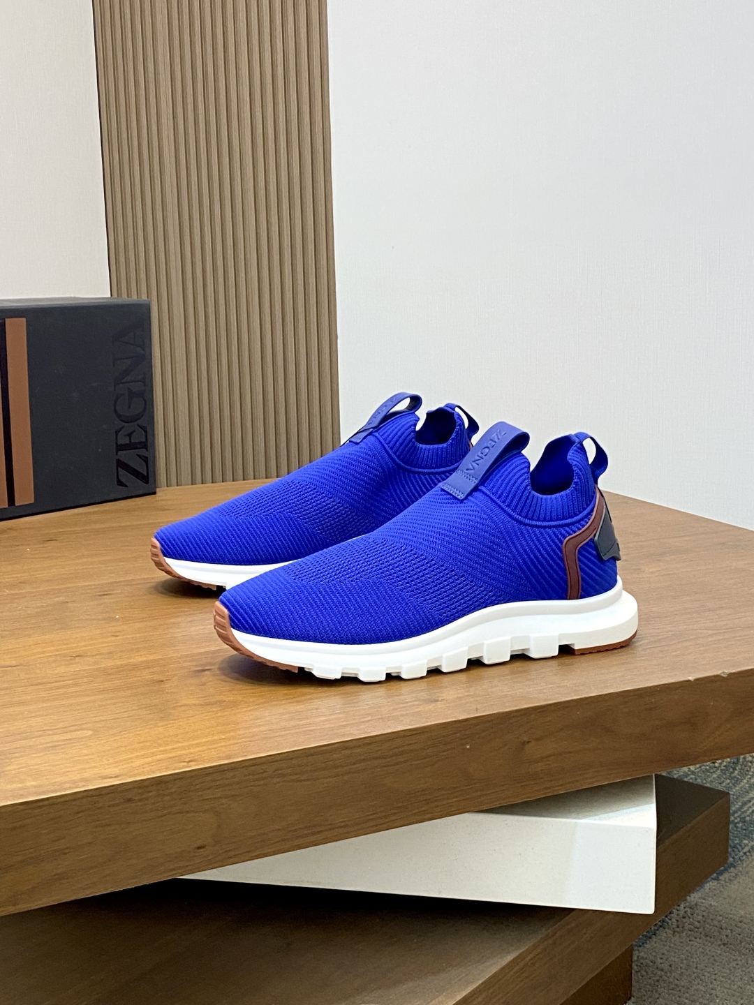 Zegna Techmerino™ Piuma Blue Sneakers - Lightweight & Comfortable Shoes 4 cmp i1745599118349 4292 0 0