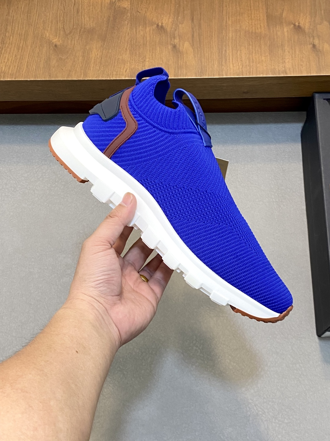 Zegna Techmerino™ Piuma Blue Sneakers - Lightweight & Comfortable Shoes 5 cmp i1745599512124 2980 0 3