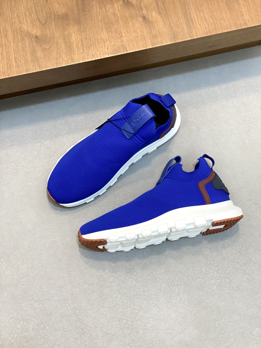 Zegna Techmerino™ Piuma Blue Sneakers - Lightweight & Comfortable Shoes 6 cmp i1745599512130 7306 0 4