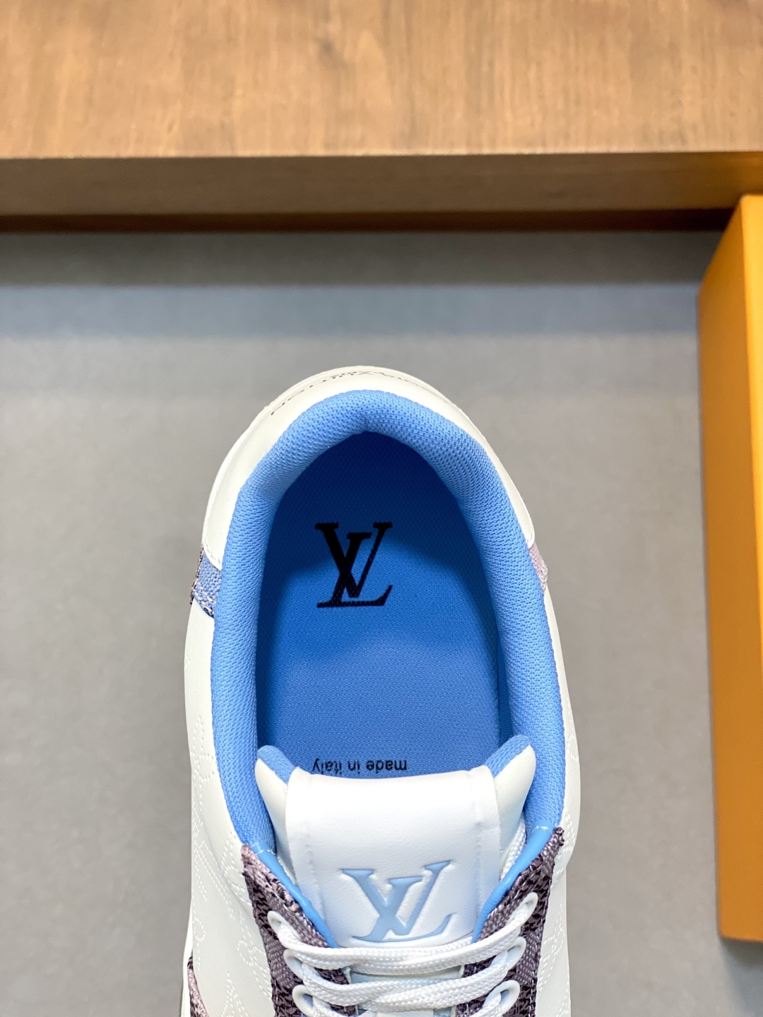 Louis Vuitton Men's Nappa Leather Sneakers with Damier Pattern, Sizes 38-44 8 cmp i1745684833624 8249 0 6