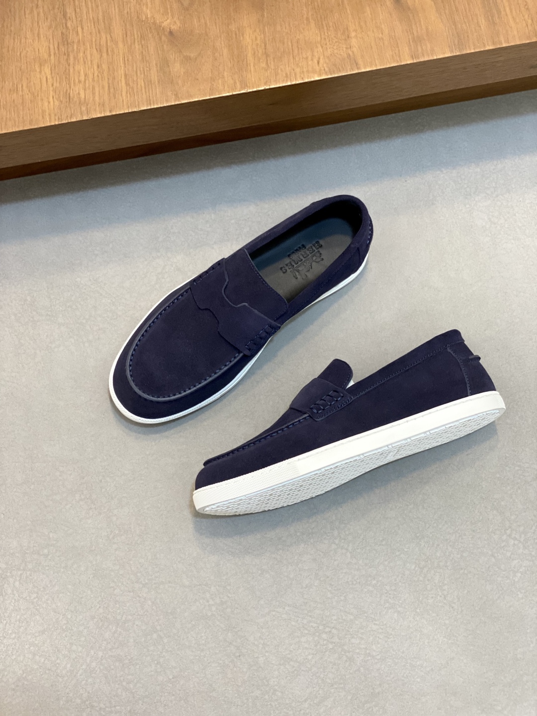 [HERMÈS 】 Hermès contador nuevos zapatos casuales de los hombres, la tela de recogida de transporte 