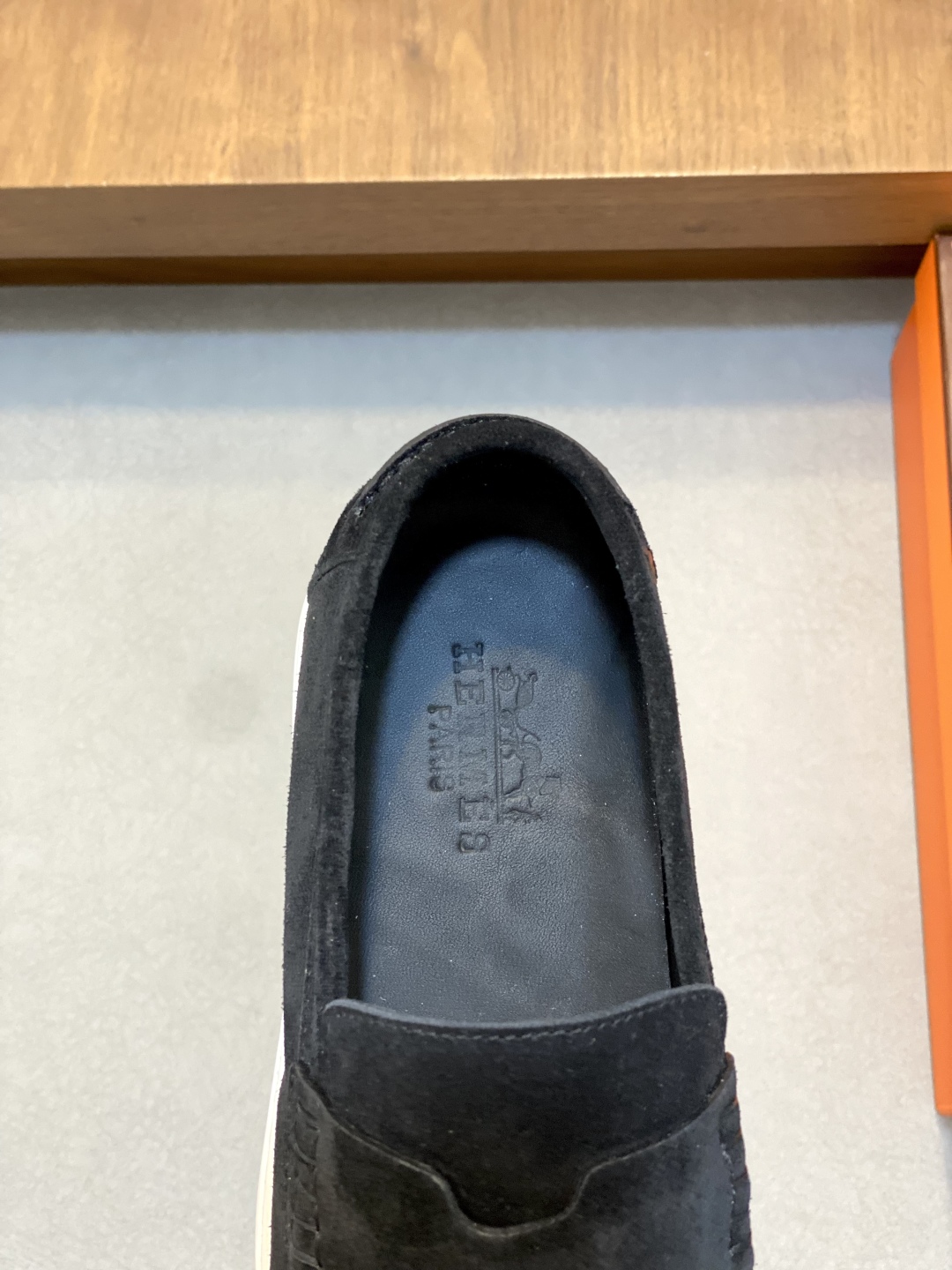 [HERMÈS 】 Hermès contador nuevos zapatos casuales de los hombres, la tela de recogida de transporte 
