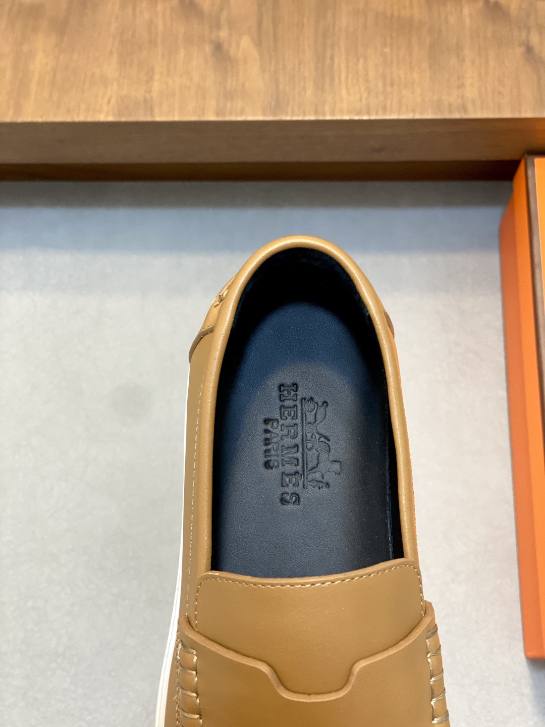 [HERMÈS 】 Hermès contador nuevos zapatos casuales de los hombres, la tela de recogida de transporte 