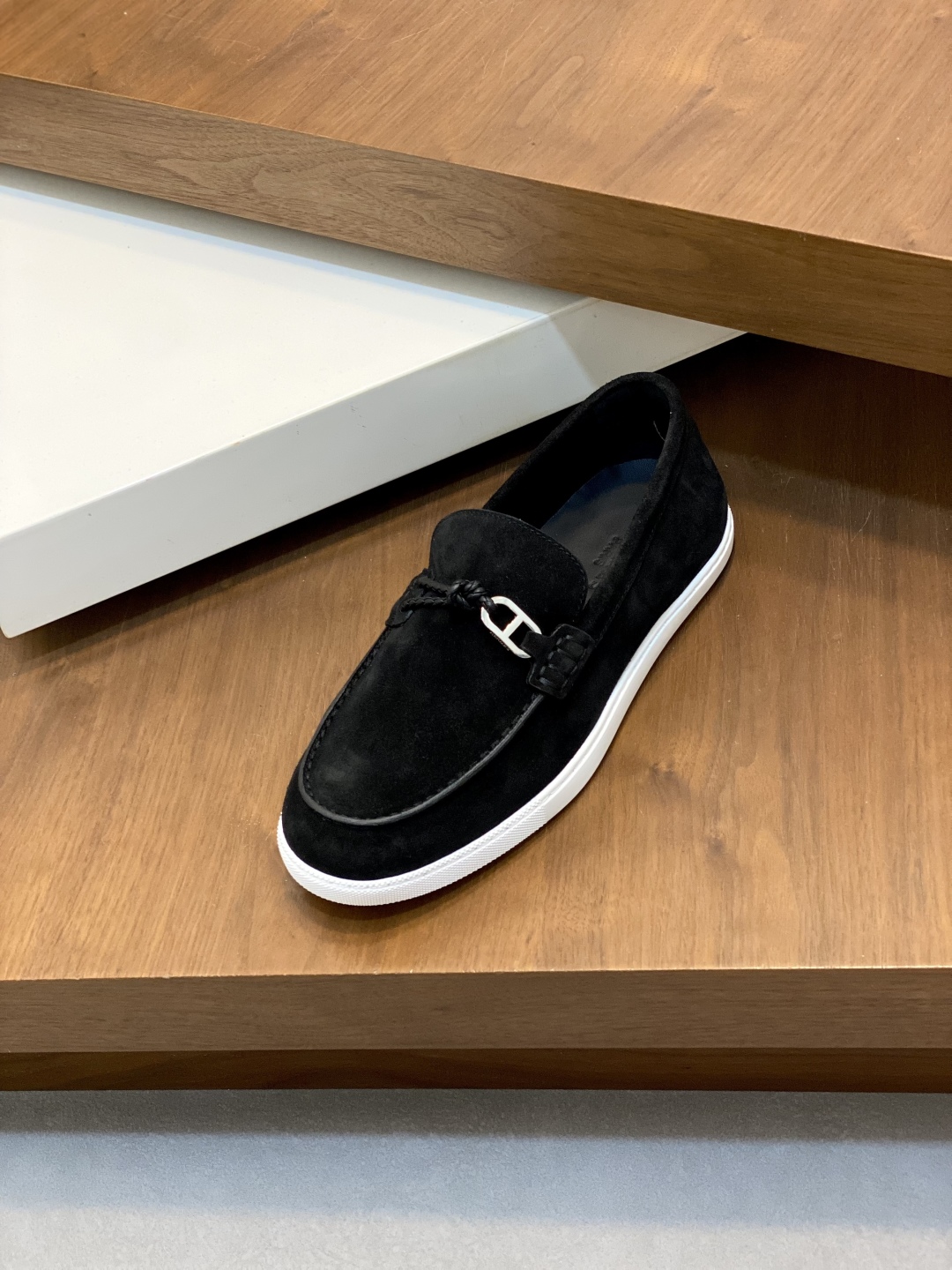 [HERMÈS 】 Hermès contador nuevos zapatos casuales de los hombres, la tela de recogida de transporte 