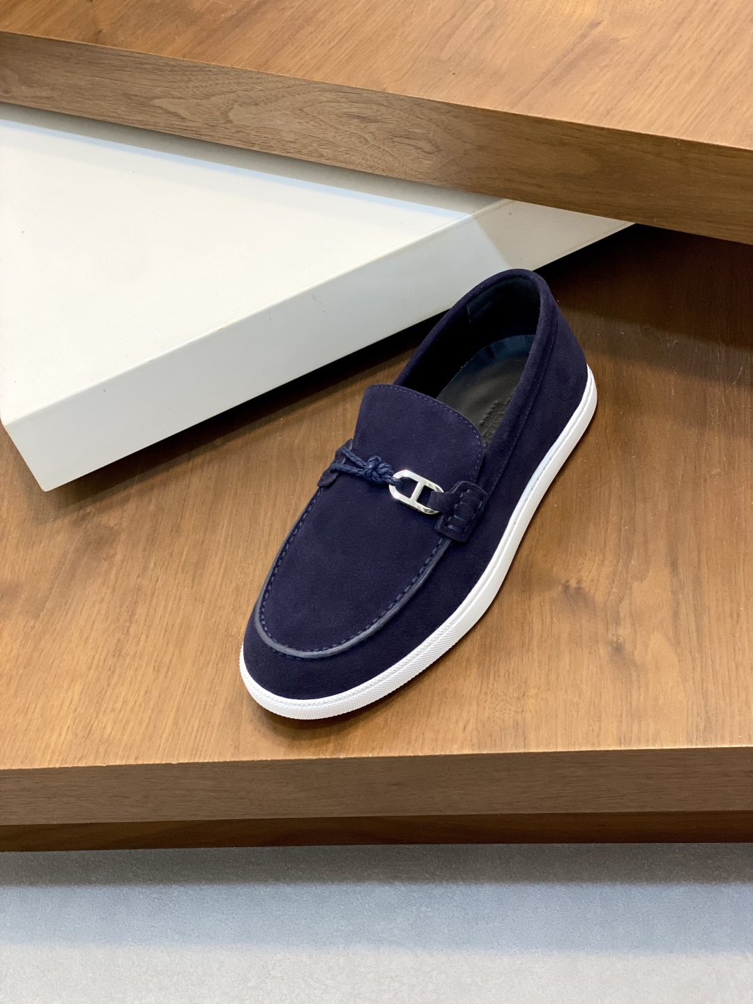 [HERMÈS 】 Hermès contador nuevos zapatos casuales de los hombres, la tela de recogida de transporte 