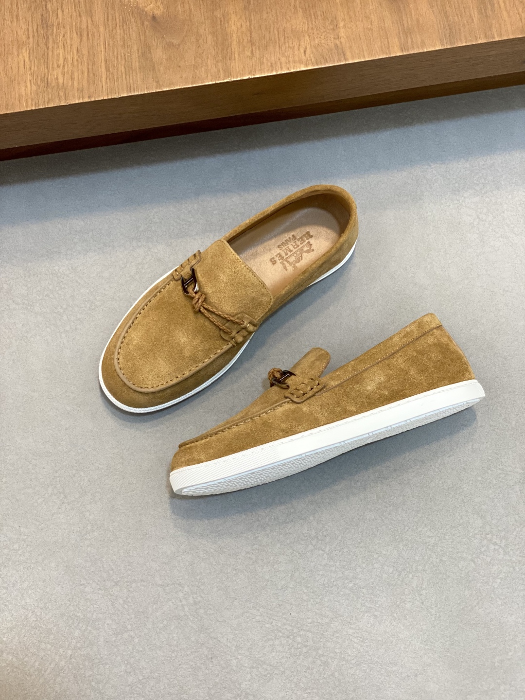 [HERMÈS 】 Hermès contador nuevos zapatos casuales de los hombres, la tela de recogida de transporte 