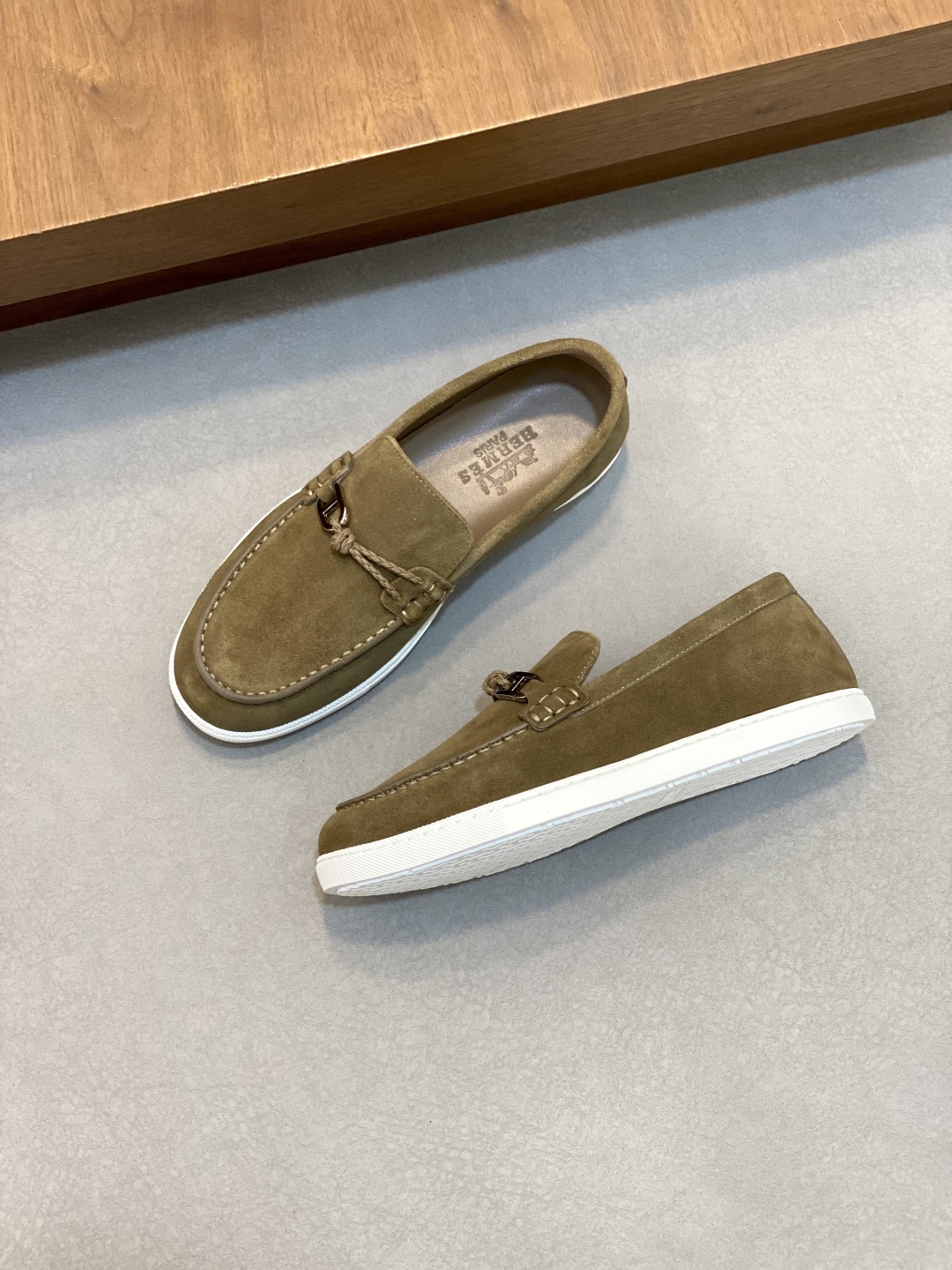 [HERMÈS 】 Hermès contador nuevos zapatos casuales de los hombres, la tela de recogida de transporte 
