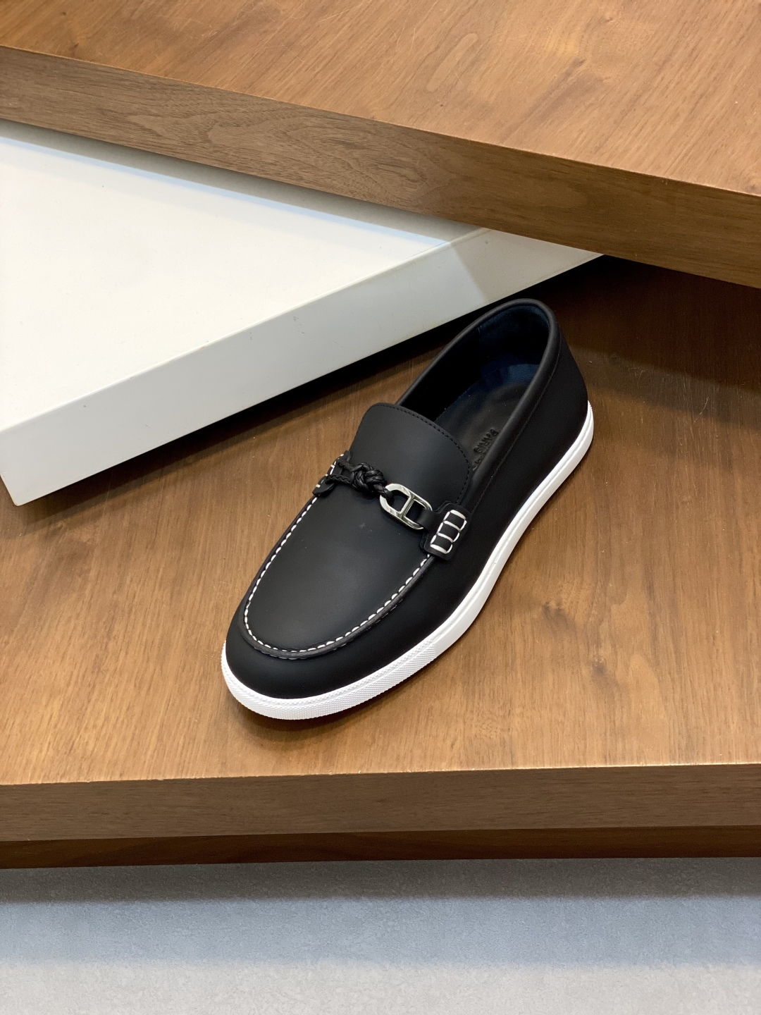 [HERMÈS 】 Hermès contador nuevos zapatos casuales de los hombres, la tela de recogida de transporte 