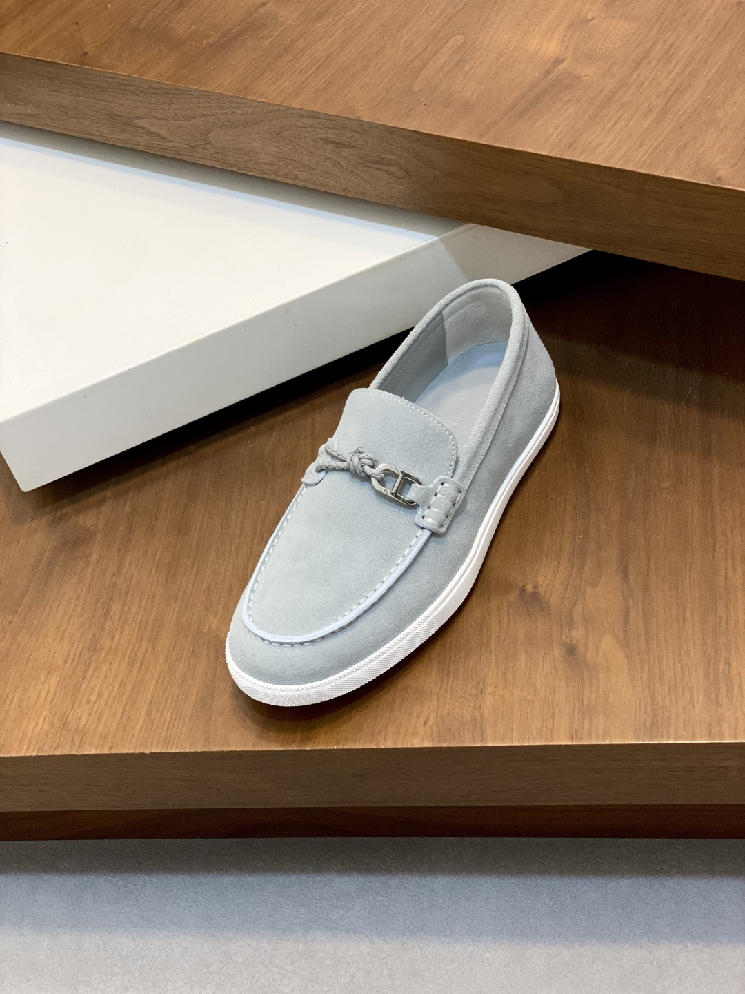 [HERMÈS 】 Hermès contador nuevos zapatos casuales de los hombres, la tela de recogida de transporte 