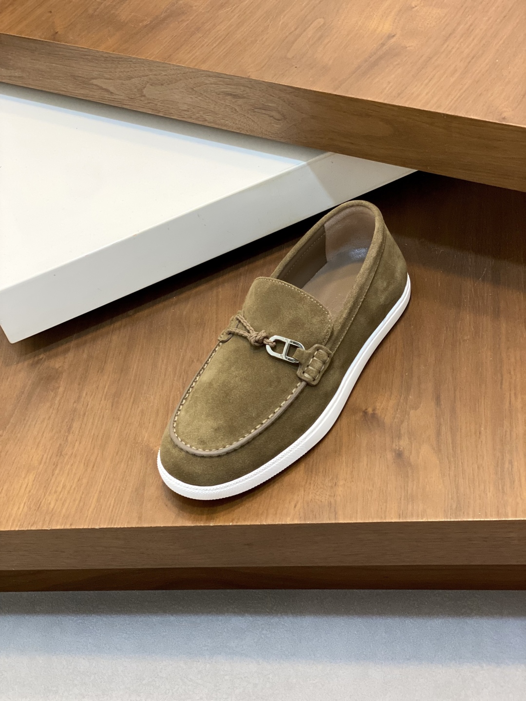 [HERMÈS 】 Hermès contador nuevos zapatos casuales de los hombres, la tela de recogida de transporte 