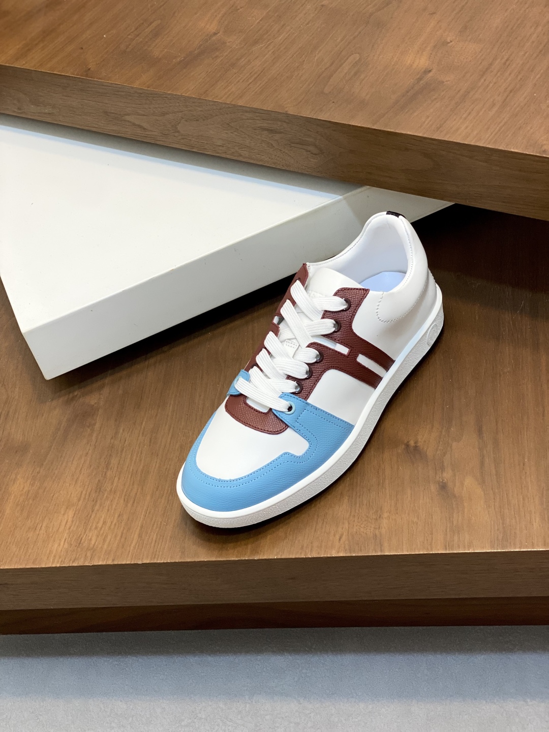 Men's Casual Sneakers in Leather with Lightweight EVA Sole, Sizes 39-44 7 cmp i1745942875948 4445 0 5