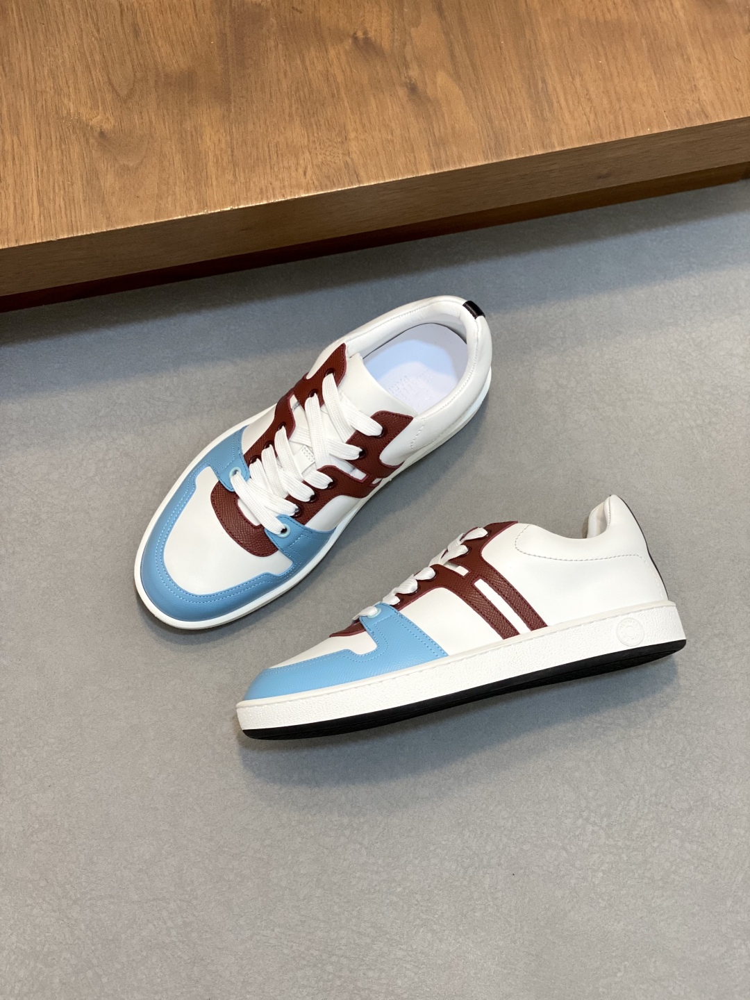 Men's Casual Sneakers in Leather with Lightweight EVA Sole, Sizes 39-44 6 cmp i1745943061480 2930 0 4
