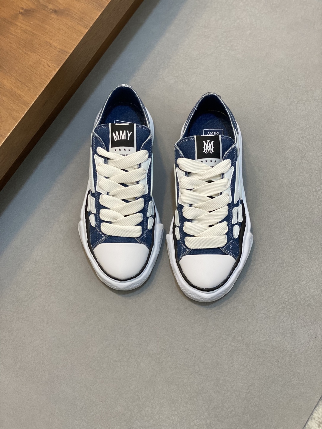 Amiri Denim Bone Sneakers Low Top Casual Couple Shoes,Comfortable Original 1 cmp i1745943630210 9595 0 0