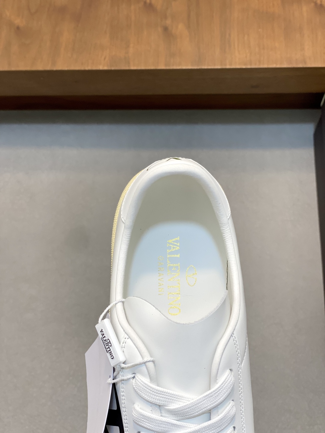 Valentino Garavani Leather Sneakers Casual Shoes, White, Size 39-44 8 cmp i1746289494496 1948 0 6