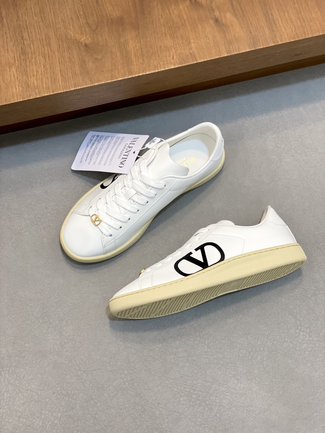 Valentino Garavani Leather Sneakers Casual Shoes, White, Size 39-44 6 cmp i1746289598162 3689 0 4